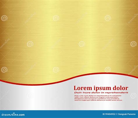 Abstract Gold and Silver Background with Metallic Stock Vector ...