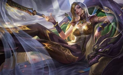 Warring Kingdoms Katarina - Golden Chroma Splash Art | League of ...