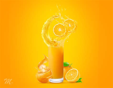 Photoshop Orange Juice Manipulation On Behance