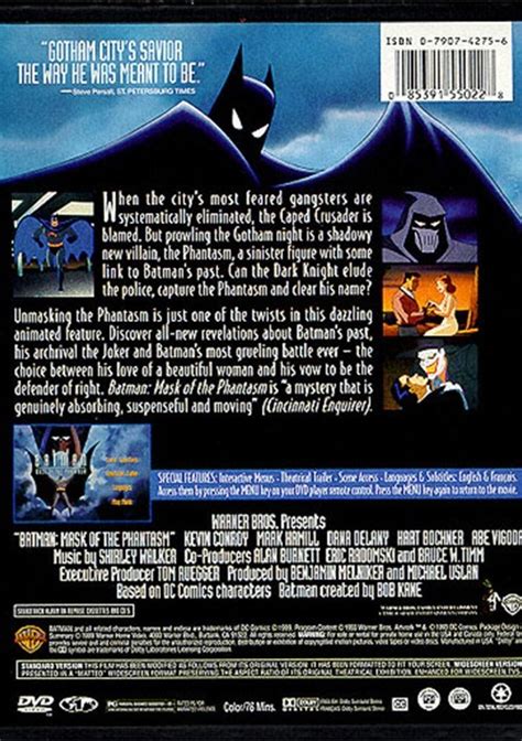 Batman: Mask Of The Phantasm (DVD 1993) | DVD Empire