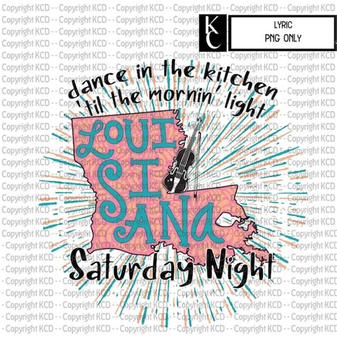 Louisiana Saturday Night Svg - Etsy