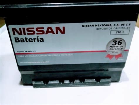 Batería Original Nissan Para Tiida Versa March Refaccionaria Jhoan