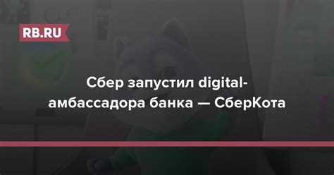 Сбер запустил digital-амбассадора банка — СберКота | RB.RU