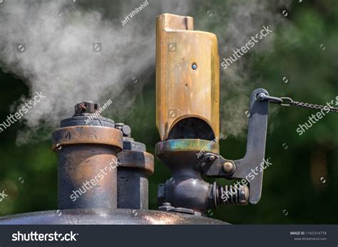 Vintage Whistle On Black Steam Train Stock Photo 1165314778 | Shutterstock