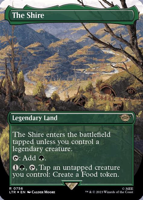 The Shire The Lord Of The Rings Tales Of Middle Earth Variants Foil