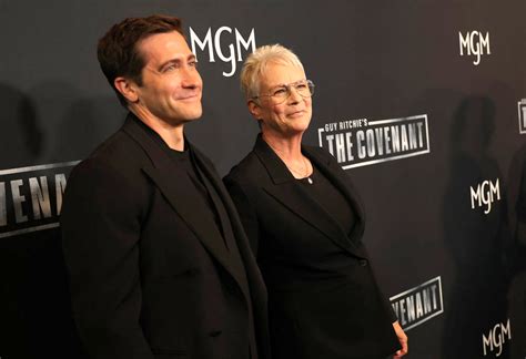 Jake Gyllenhaal And Jamie Lee Curtis At Guy Ritchie’s The Covenant Los Angeles Premiere