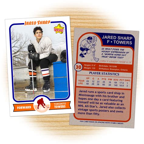 Make Your Own Hockey Card