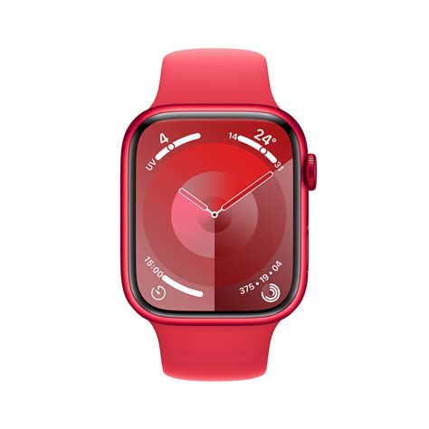 Apple Watch Series Gps Aluminium Product Red Sport Band S M Mm