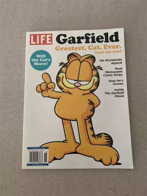 Garfield Life Magazine 2024 Jim Davis Greatest Cat Ever Just Ask