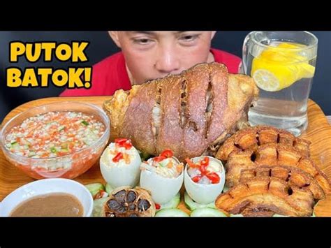 Crispy Pata Lechon Kawali At Balot Mukbang Asmr Putok Batok