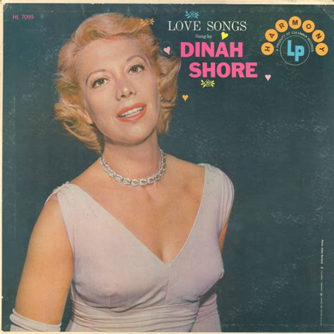 Dinah Shore Love Songs Sung By Dinah Shore 1958 Vinyl Discogs