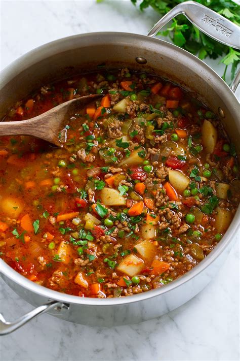 Hamburger Soup Cooking Classy