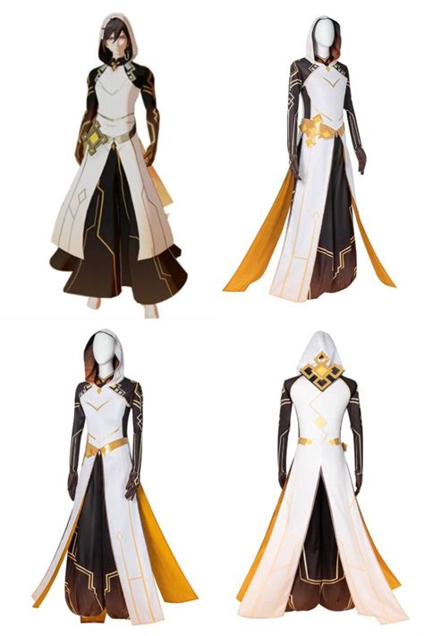 This Genshin Impact Zhongli Archon Outfit Cosplay Costume includes coat ...