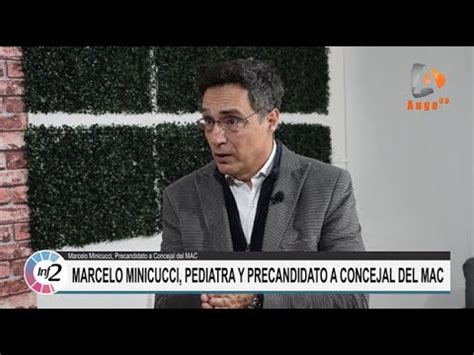 Marcelo Minicucci Precandidato A Concejal Del Mac Youtube