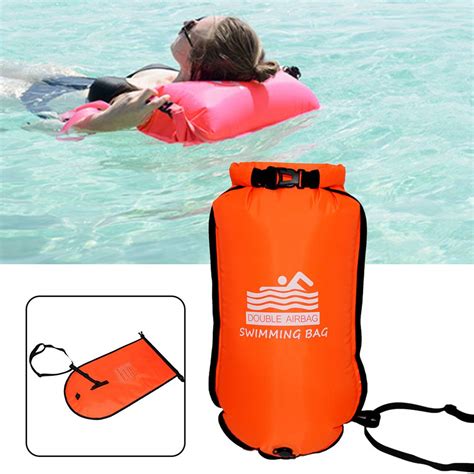 Swim Buoy Swim Tow Float Dry Safety Bag For Open Water Swimmers And