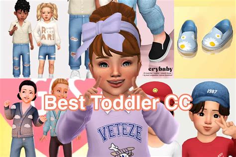 Sims 4 Maxis Match Toddler Cc Pack Image To U