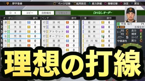 【プロスピ2019】遂に初の三冠王が誕生！史上最強の1−4番までの成績がヤバ過ぎた！【プロ野球スピリッツ2019 ペナント実況 読売巨人軍編