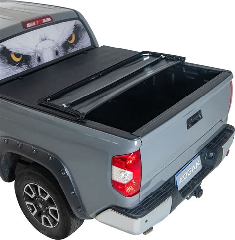 Amazon Logan Tonneau Cover Soft Tri Fold Truck Bed For 2017 2024