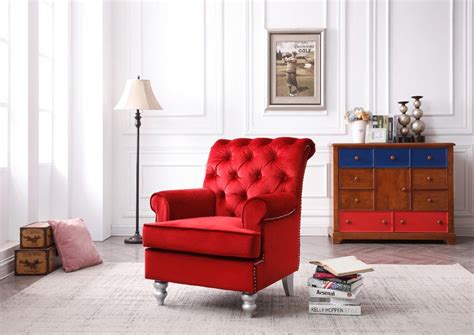 Red Accent Chair - Chair Design