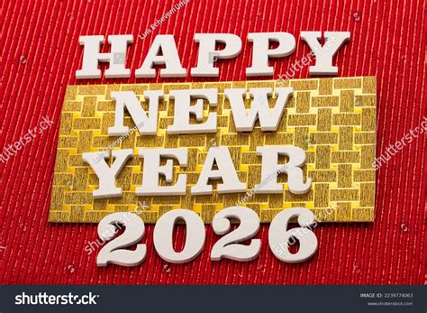 Happy New Year 2026 White Letters Stock Photo 2239774063 | Shutterstock