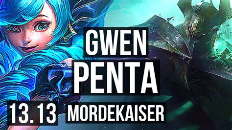 Gwen Vs Morde Top Penta 14 Solo Kills Legendary 25 3 1 Na