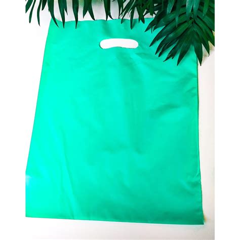 Sacola Plastica Premium Boca de Palhaço 30x40 100 unidades COR Verde