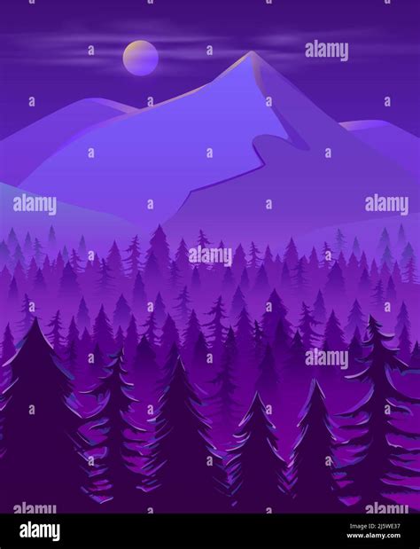 Arctic moonlight Stock Vector Images - Alamy