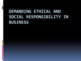 PPT Chapter 3 Ethical Behavior And Social Responsibility PowerPoint