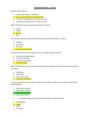 Sta Quiz File Walkers Pdf Research Methods Sta Context