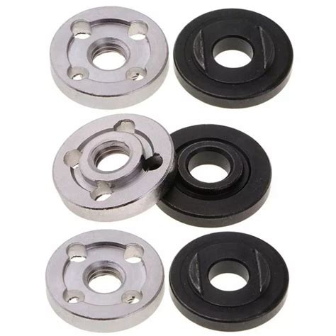 Pcs Lock Nuts Flange For Nut Inner Outer Kit Angle Grinder Tool