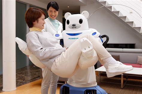 Robear Japanese Elder Care Robot Has Teddy Bear Head Gadgets