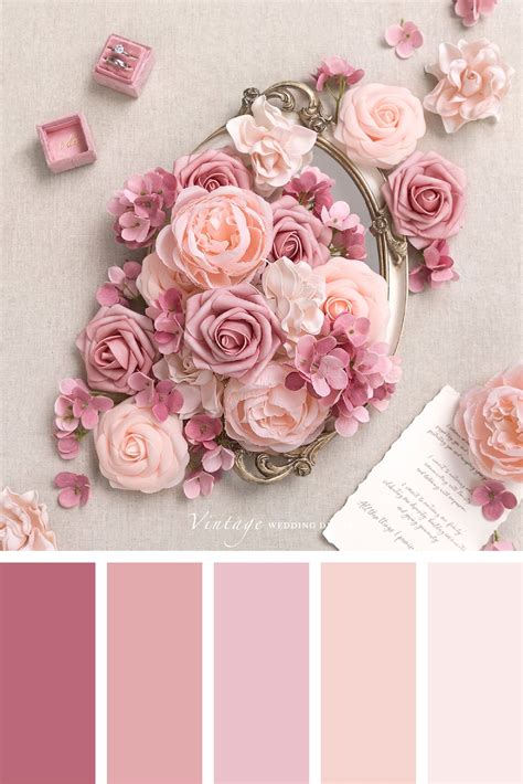 √ Dusty Rose Pink Color