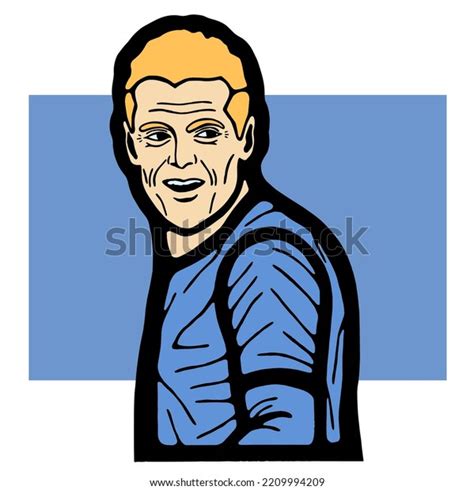 Jamie Vardy English Professional Footballer Who Stock Illustration