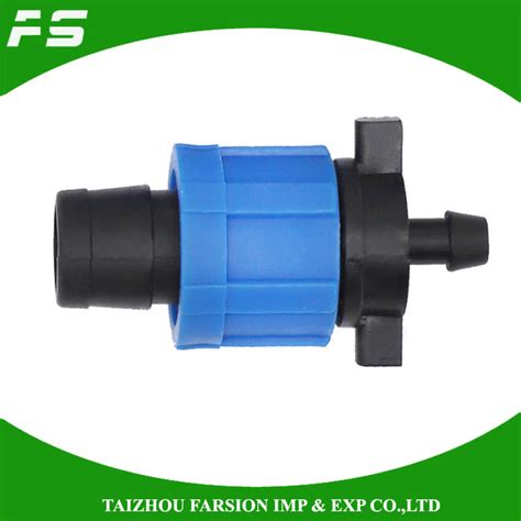 Drip Irrigation 16mm Drip Tape Fittings Plastic Lock Pull Ring Offtake Reduce Connector Coupling