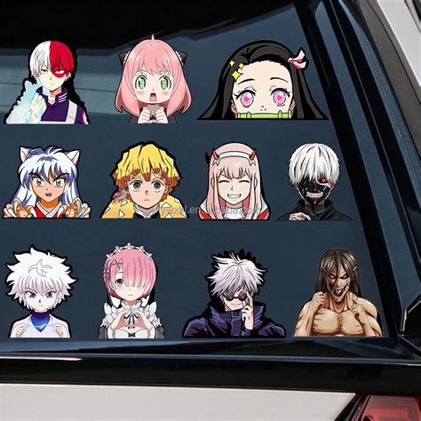 Waterproof Sexy Hot Girl Decals Anime Motion Stickers