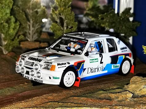 Slot Adictos PEUGEOT 205 T 16 BRUNO SABY RALLY EL CORTE INGLES