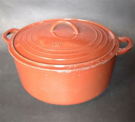 Cocotte Fonte N Marron Emaille Cm Cousances Made In France