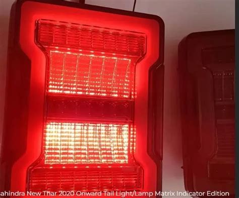 New Tail Light Lamp Matrix Indicator Edition For Mahindra Thar 2020