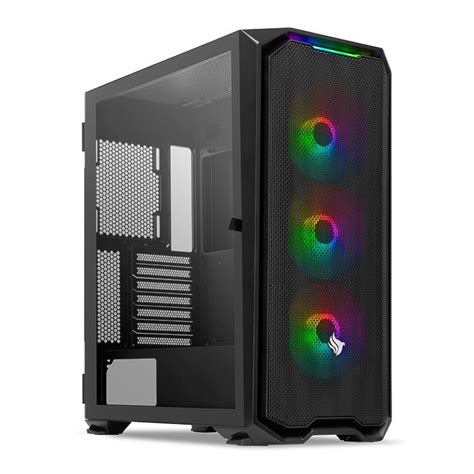 Gabinete Gamer Pichau Gadit Rgb Mid Tower Lateral De Vidro