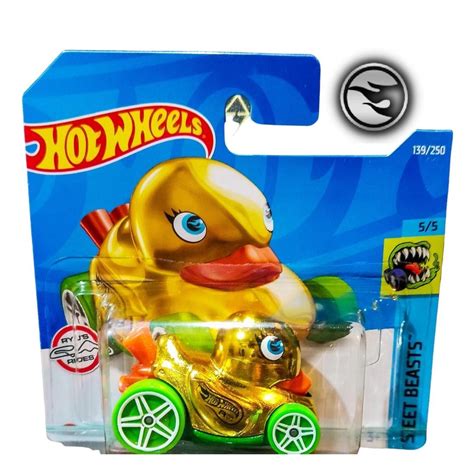Carrinho Hot Wheels T Hunt Duck N Roll Street Beasts HCY Treasure Hunt Raro T Hunt TH