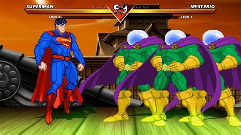 Superman Vs Mysterio Highest Level Incredible Epic Fight Youtube