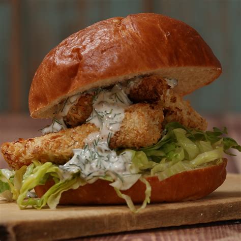 Posh Fish Finger Sandwich Tastemade