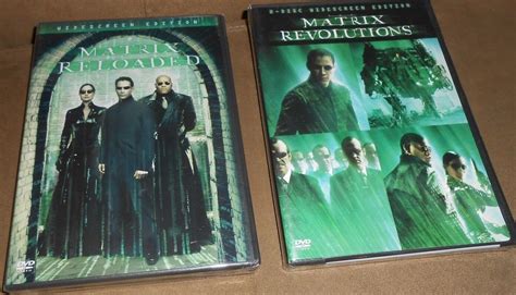 Lot Of Dvds The Matrix Revolutions And Matrix Reloaded Brand New