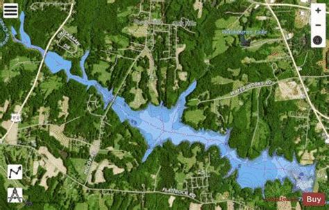 Lake Reidsville Fishing Map | Nautical Charts App