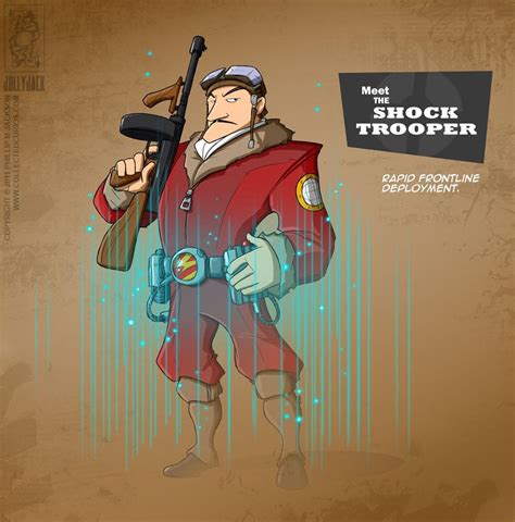 TF2 Shock Trooper by jollyjack on DeviantArt | Trooper, Guy drawing ...