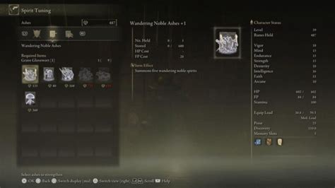 Elden Ring How To Upgrade Ashes Of War Spirit Tuning
