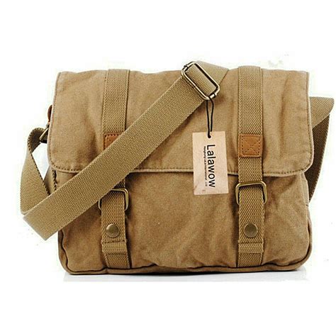 Lalawow Fashion Vintage Style Canvas Messenger Bags Travel Shoulder Bag For Gadgets Key Wallet