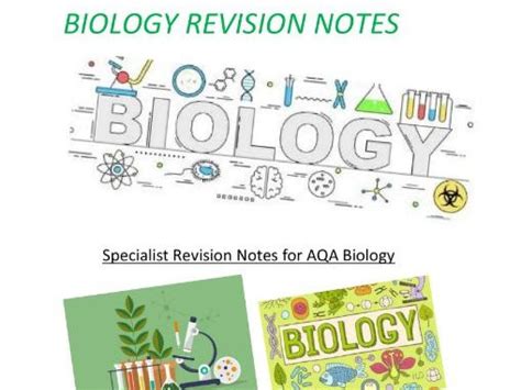 B5 B7 Aqa Biology Gcse Revision Notes Triple Teaching Resources