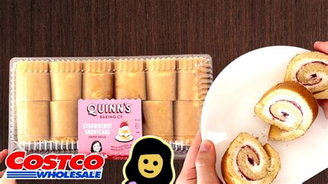 Quinns Baking Co Strawberry Shortcake Swiss Rolls Costco Product Review Youtube