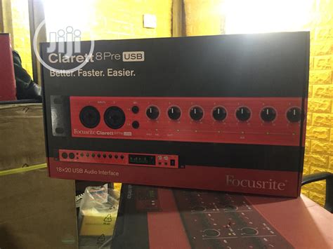 Focusrite Clarett 8 Pre Usb Audio Interface in Lagos State - Audio & Music Equipment, Sage Baba ...